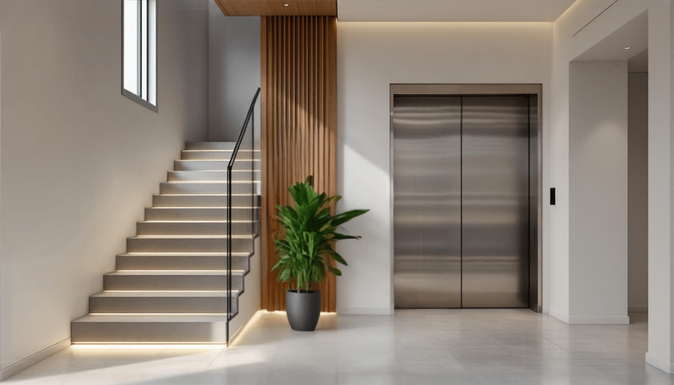 Rendering Treppenhaus in 3D